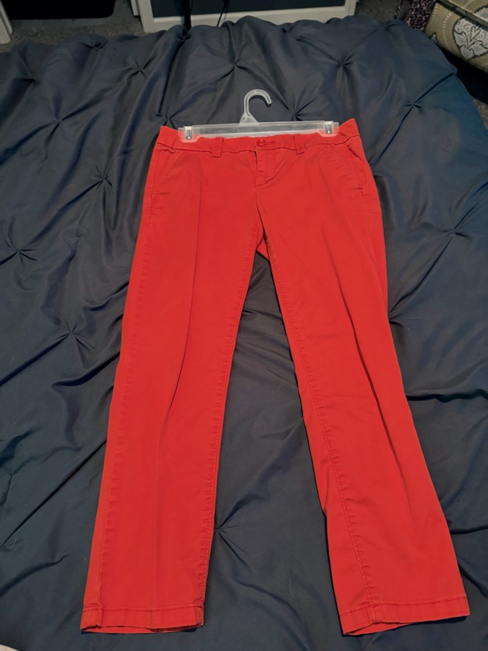 jcpenney Red Cropped Ankle Pants